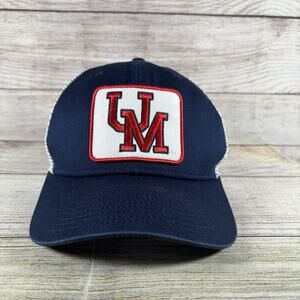 Nike Ole Miss Rebels Rise Cap Mens Adjustable Patch Blue Mesh Snapback Hat